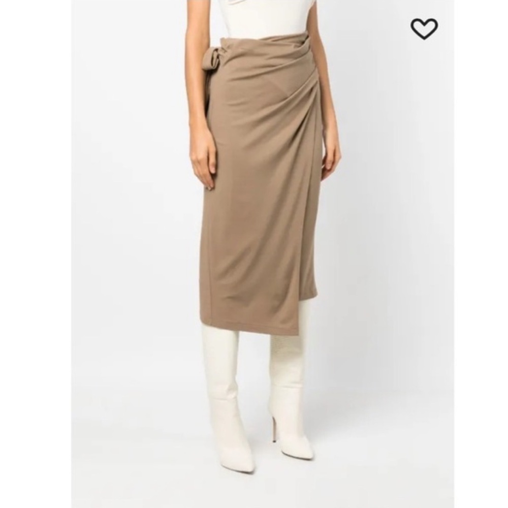 WOLFORD MOCHA Wrap Skirt. Size Xs. New